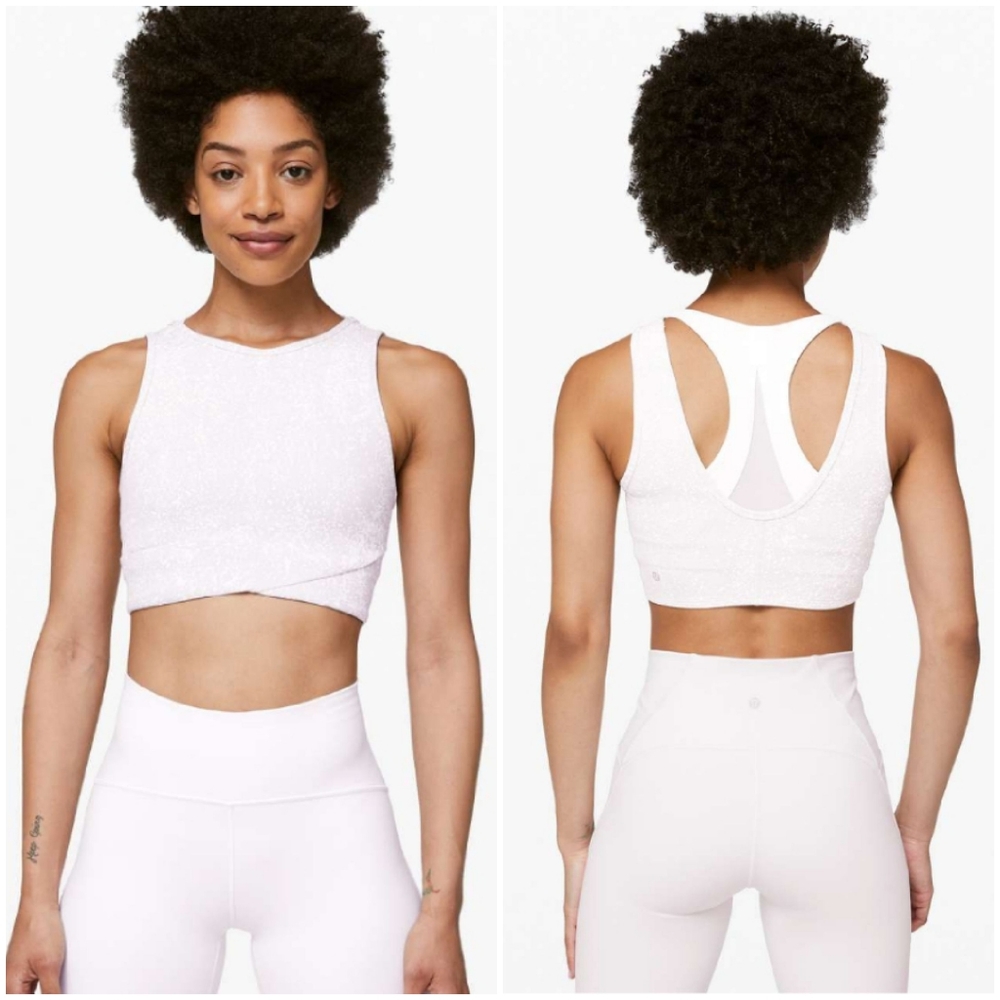 Lululemon Energetic Edge Cropped Tank Light Chrome 4